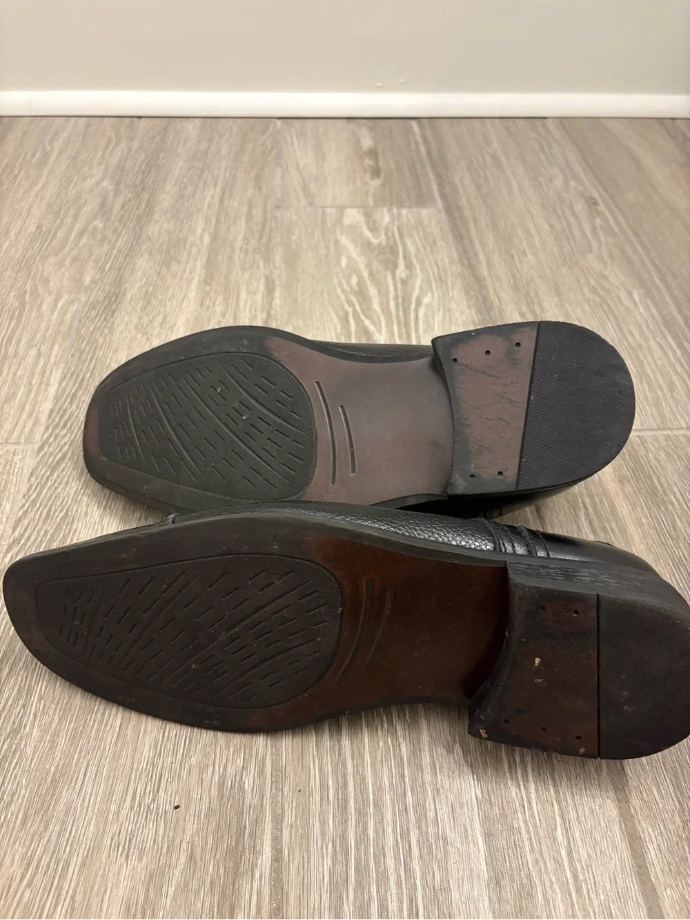 Giorgio Brutini Black Leather Cap-Toe Derby Men’s Dress Shoes